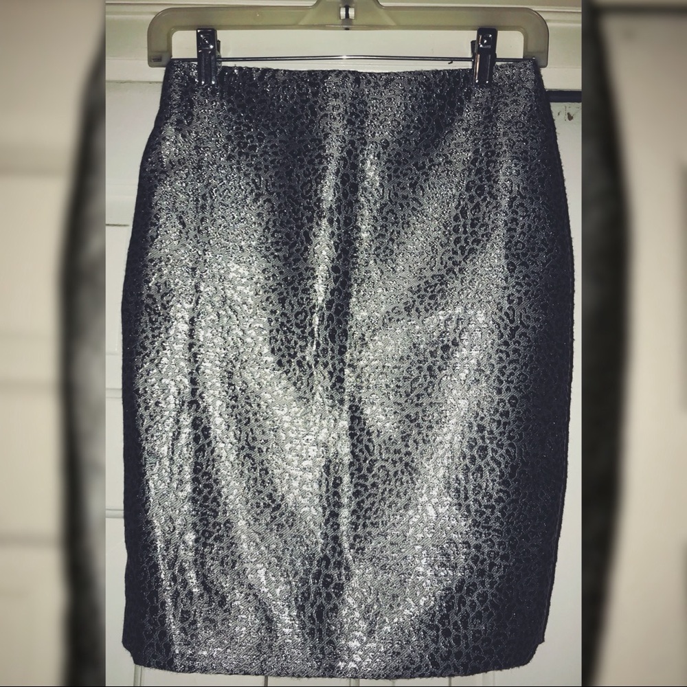 Ann Taylor Leopard Skirt
